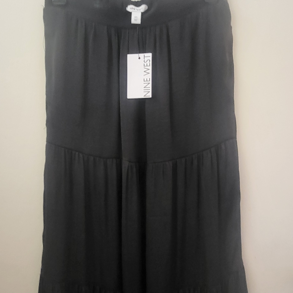 Nine West Classic Black Maxi Skirt